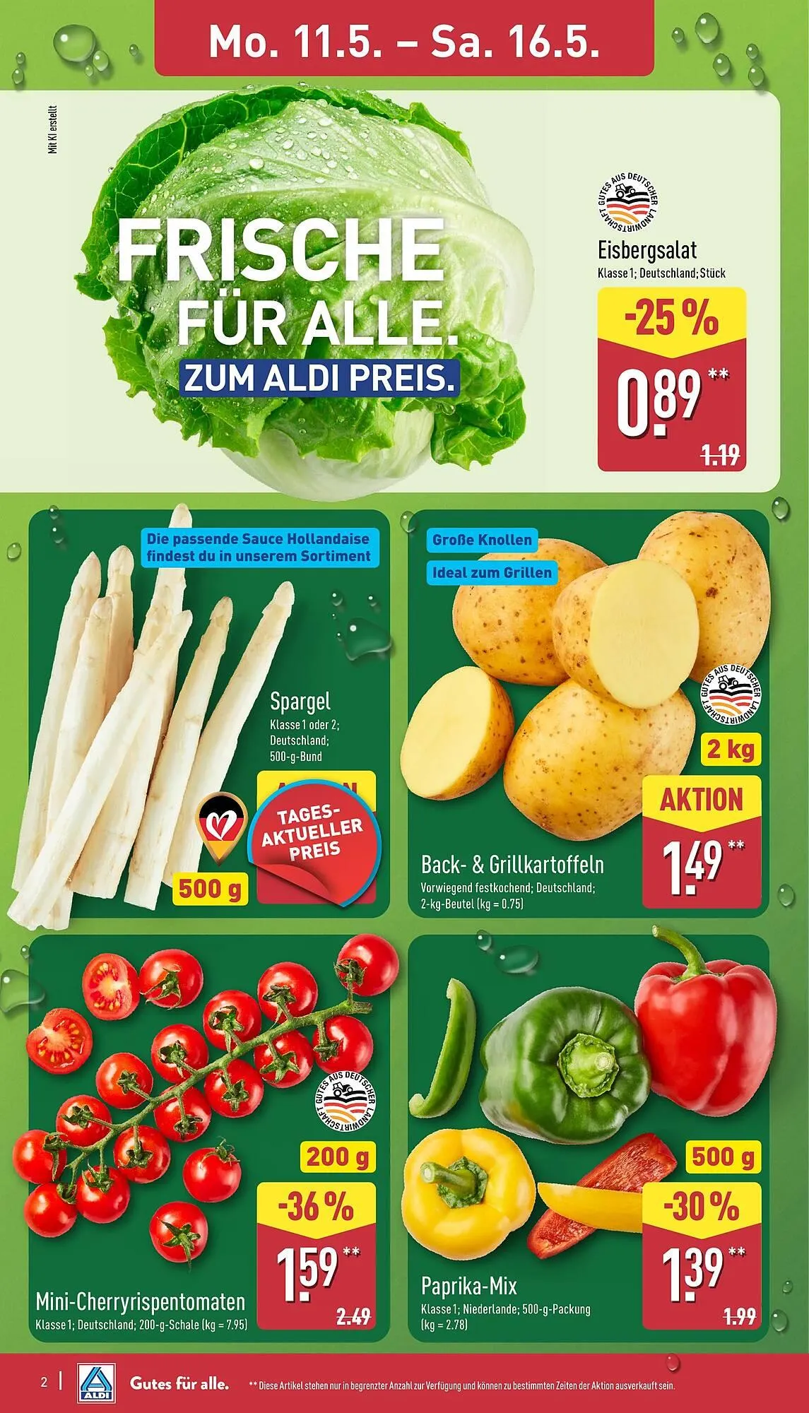 Aldi Nord Prospekt von 11. Mai bis 16. Mai 2026 - Prospekt seite 2