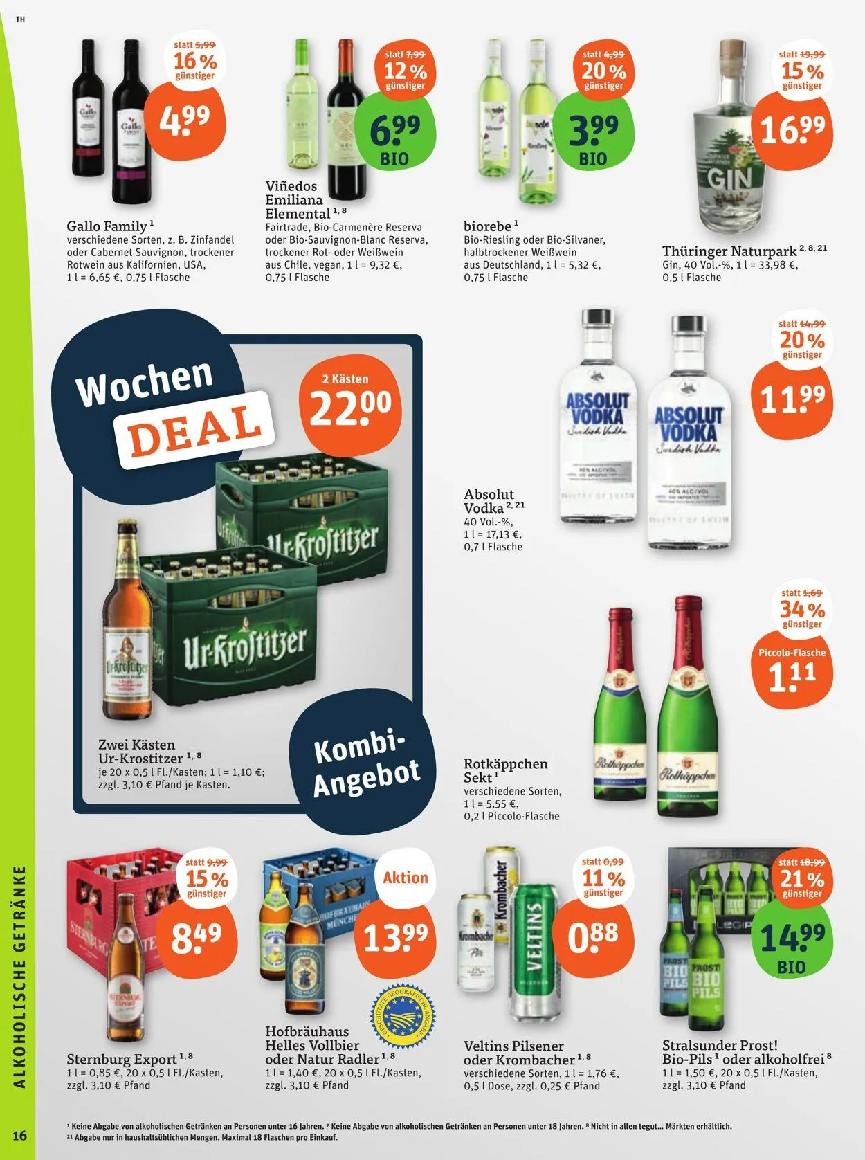 Tegut Aktueller Prospekt von 3. November bis 9. November 2025 - Prospekt seite 18