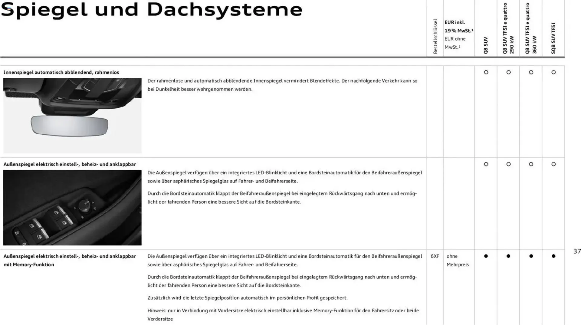 Audi Prospekt von 6. November bis 6. November 2026 - Prospekt seite 37