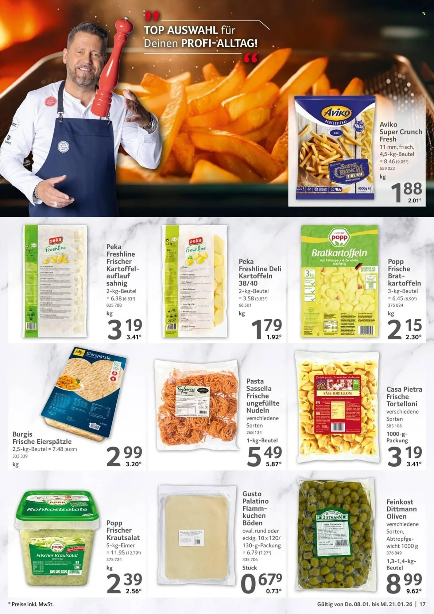 Selgros Prospekt von 8. Januar bis 21. Januar 2026 - Prospekt seite 17