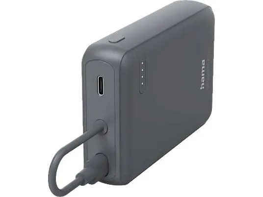 HAMA "Travel" USB-C Powerbank 10000 Grau