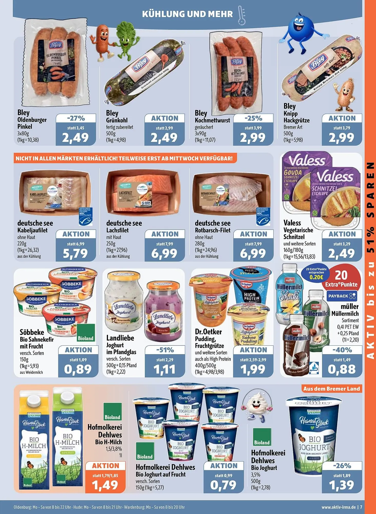 Aktiv Irma Prospekt von 12. Januar bis 17. Januar 2026 - Prospekt seite 7