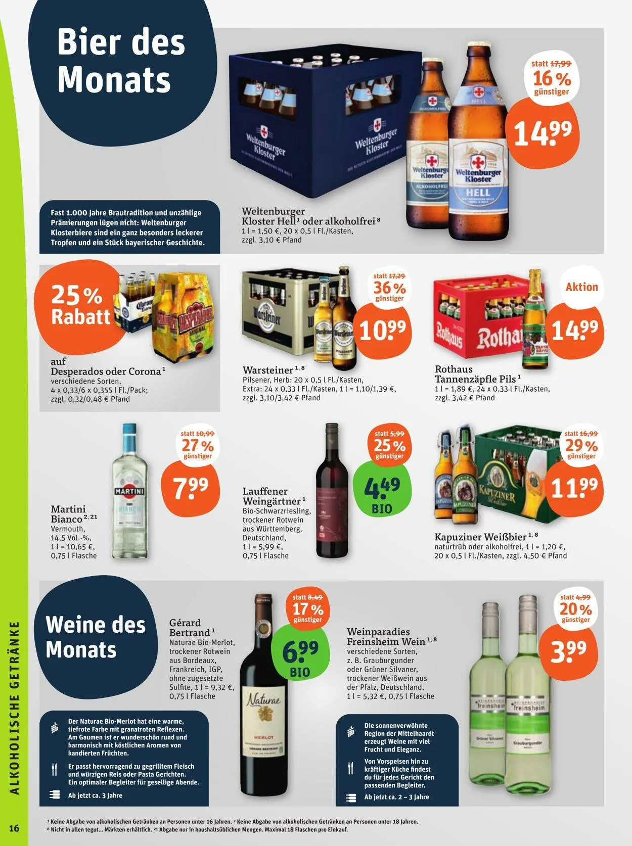 Tegut Aktueller Prospekt von 1. September bis 7. September 2025 - Prospekt seite 18