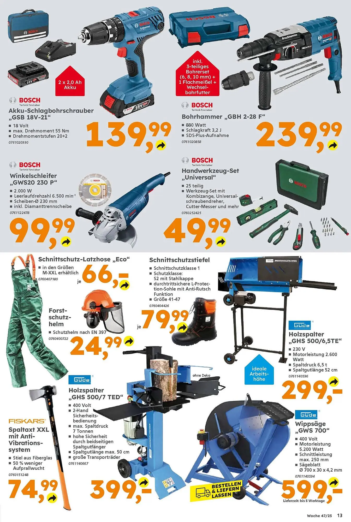Globus Baumarkt Prospekt von 16. November bis 22. November 2025 - Prospekt seite 13