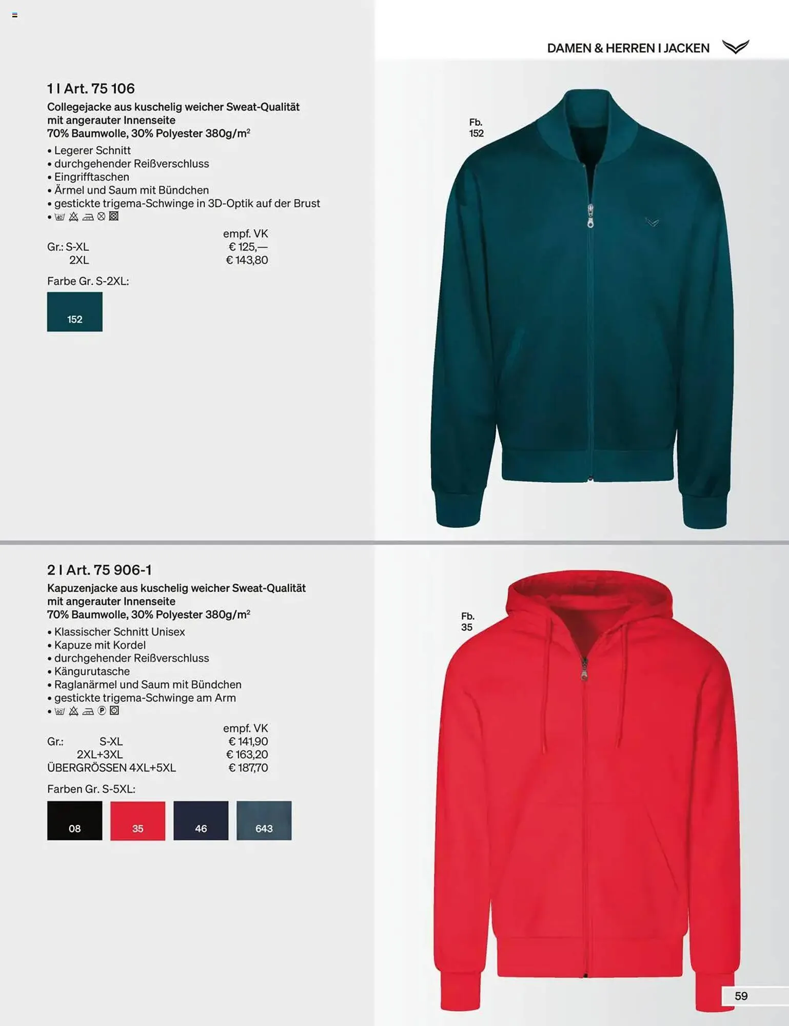 Trigema Prospekt von 1. September bis 28. Februar 2026 - Prospekt seite 60