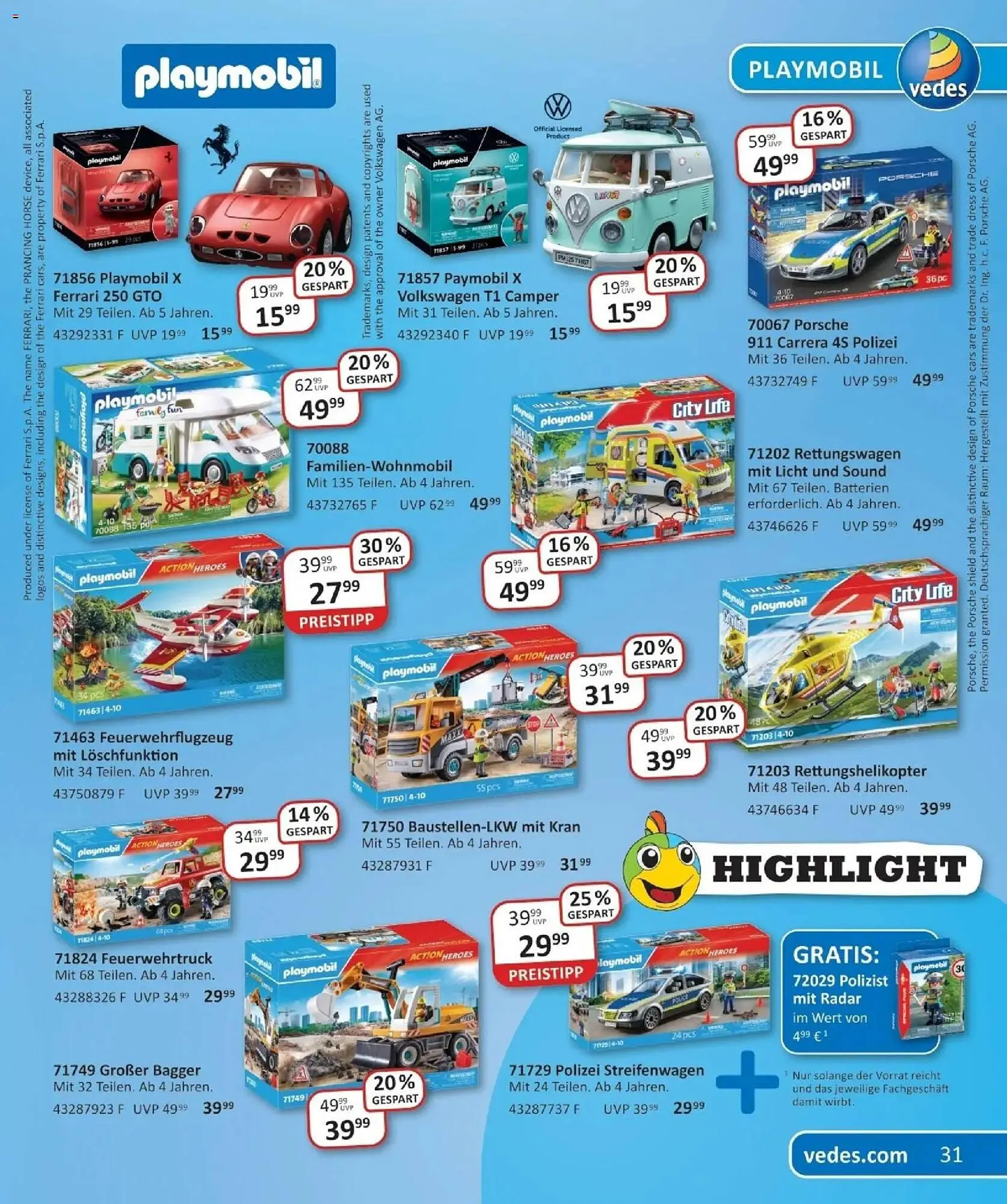 Vedes Prospekt von 20. Februar bis 4. April 2026 - Prospekt seite 33