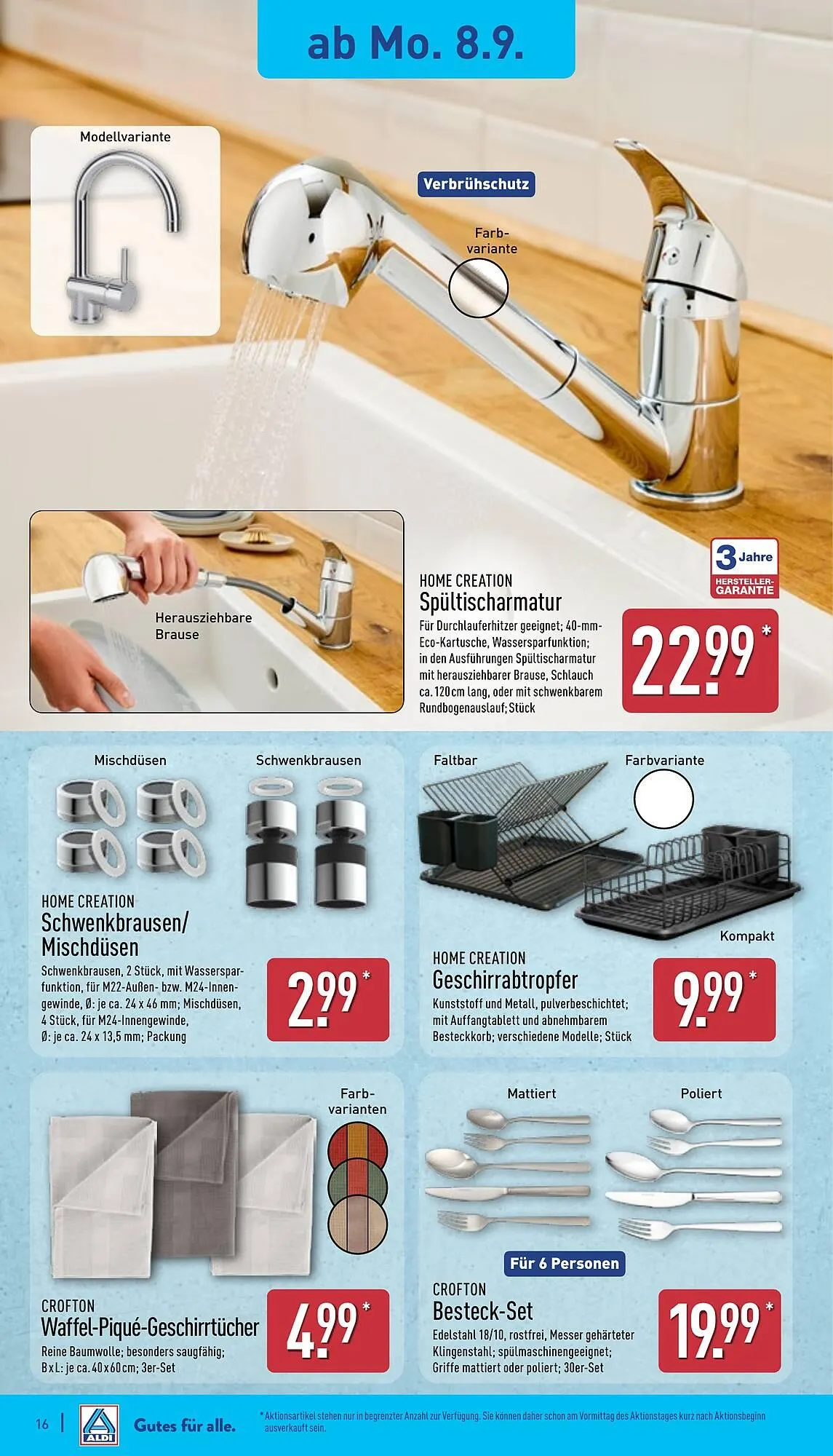 Aldi Nord Prospekt von 8. September bis 13. September 2025 - Prospekt seite 20