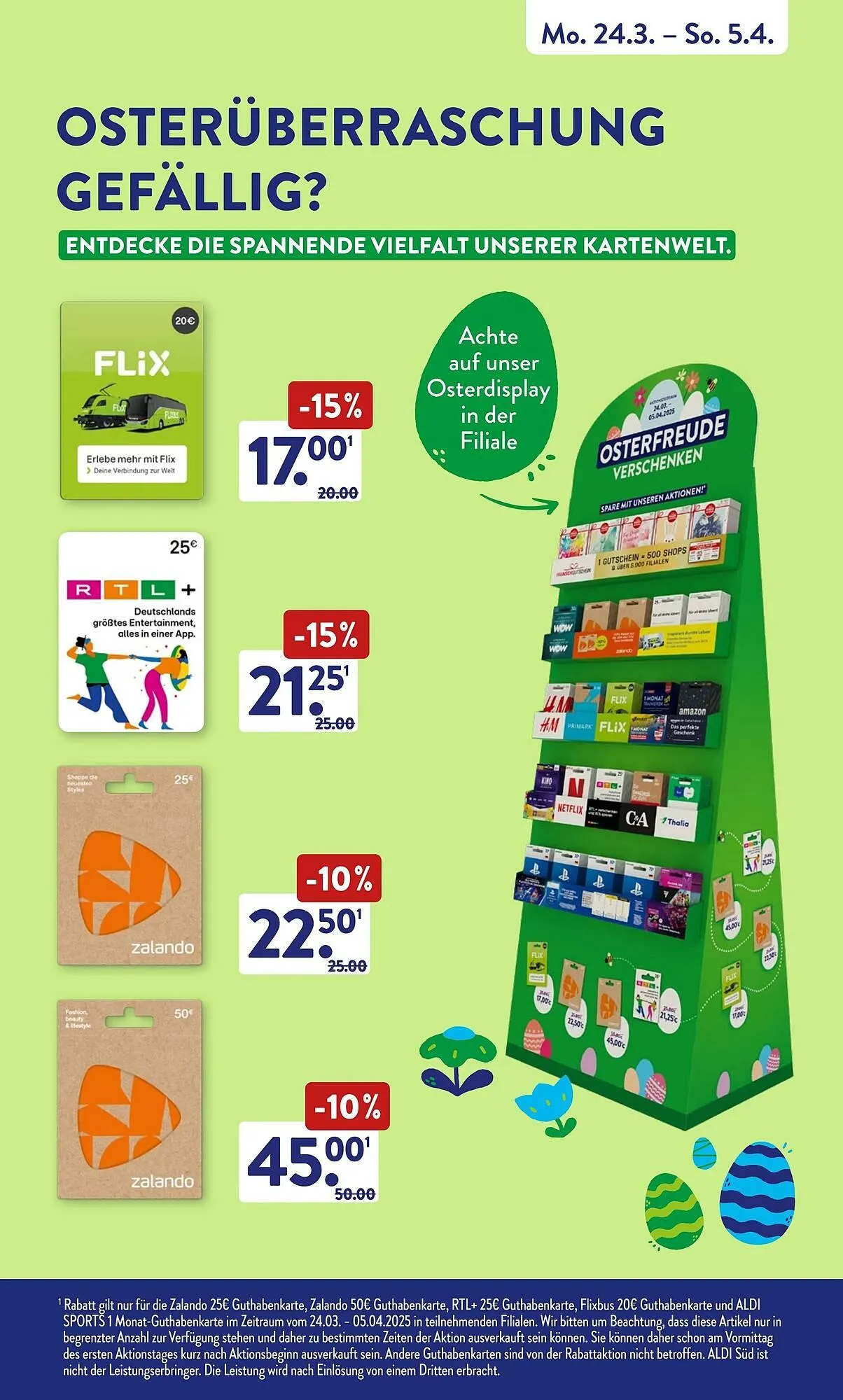 Aldi Süd Prospekt von 31. März bis 6. April 2025 - Prospekt seite 15