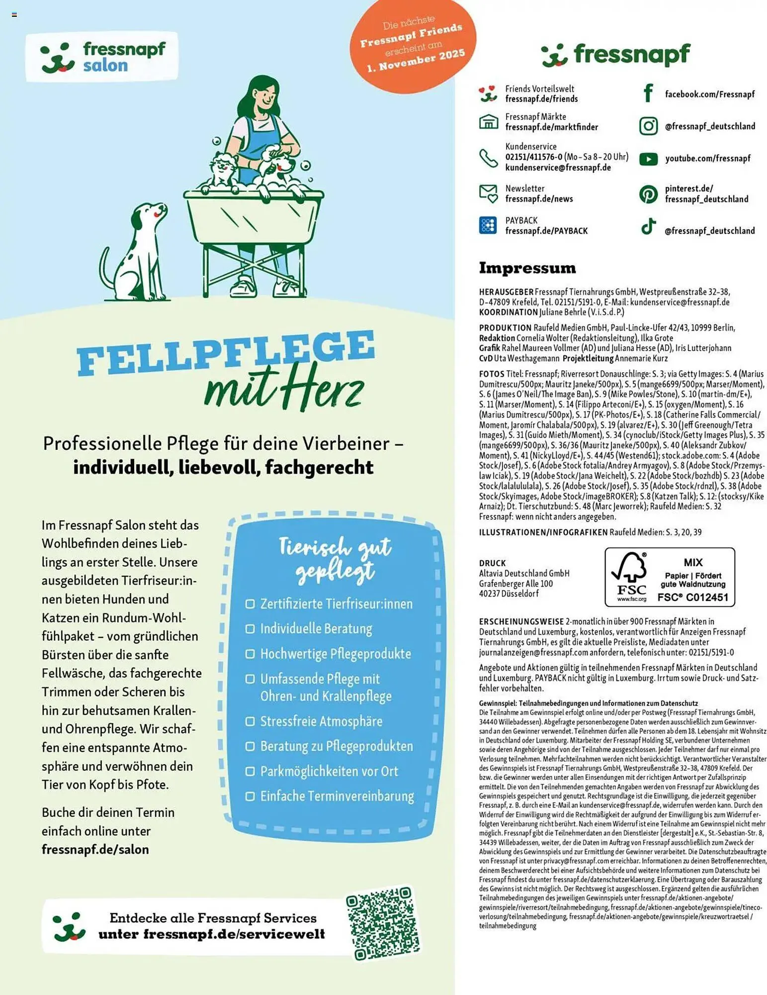 Fressnapf Magazin von 1. September bis 31. Oktober 2025 - Prospekt seite 54