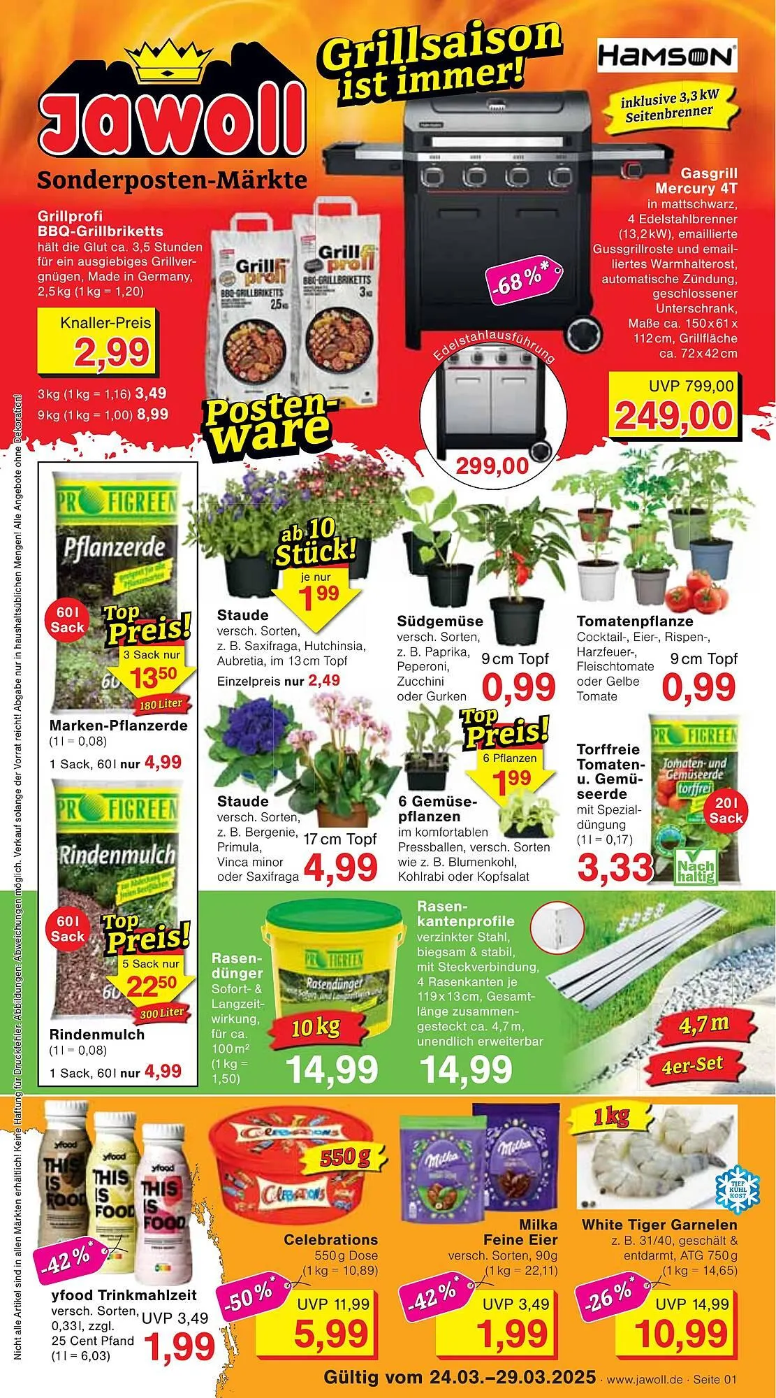 Jawoll Prospekt von 24. März bis 29. März 2025 - Prospekt seite 1