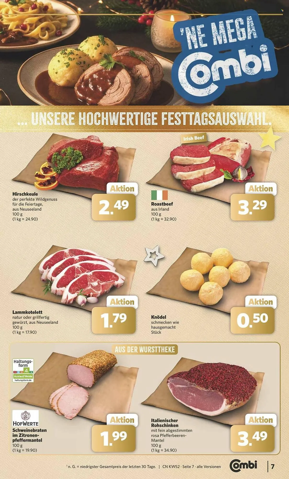 Combi Prospekt von 22. Dezember bis 27. Dezember 2025 - Prospekt seite 7