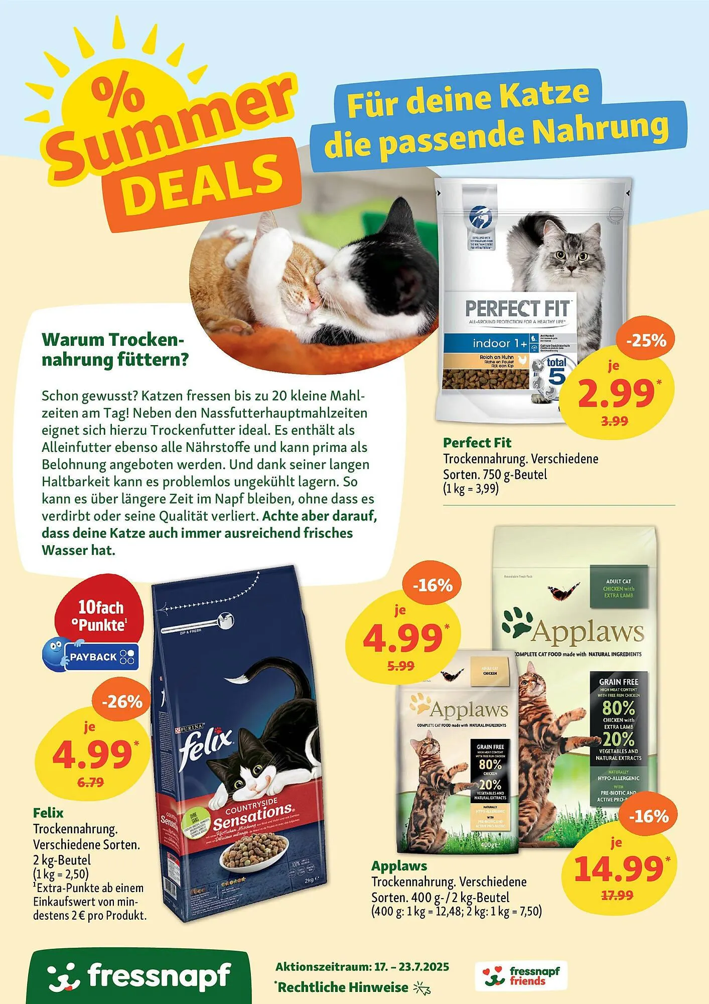Fressnapf Prospekt von 16. Juli bis 23. Juli 2025 - Prospekt seite 10