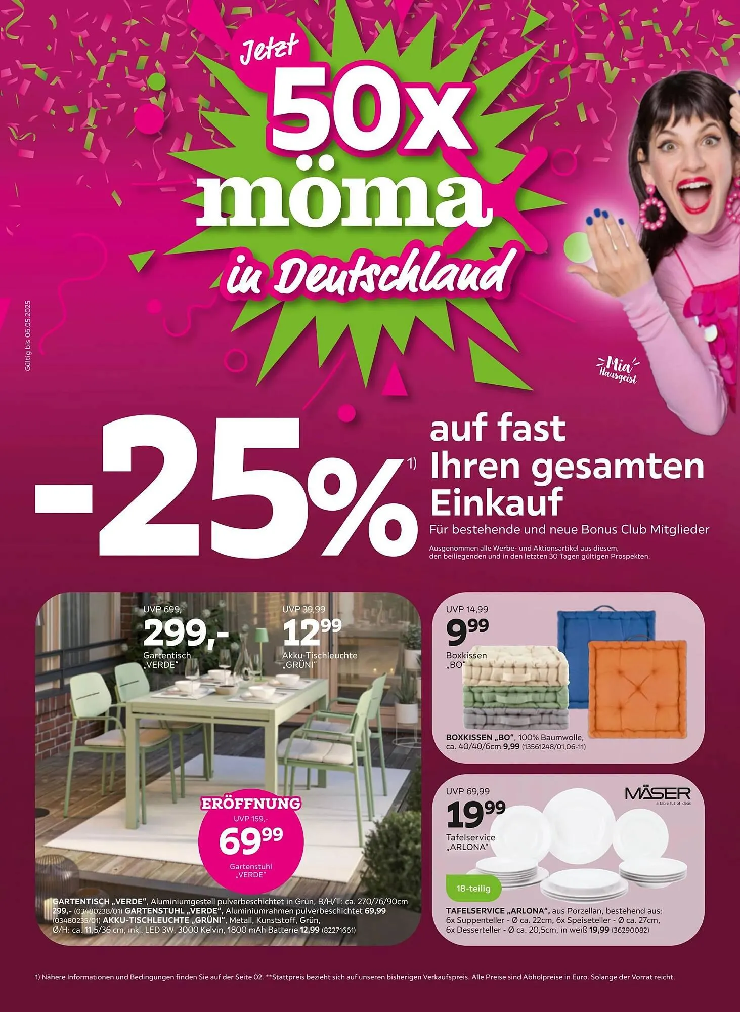 Mömax Prospekt von 30. April bis 6. Mai 2025 - Prospekt seite 1