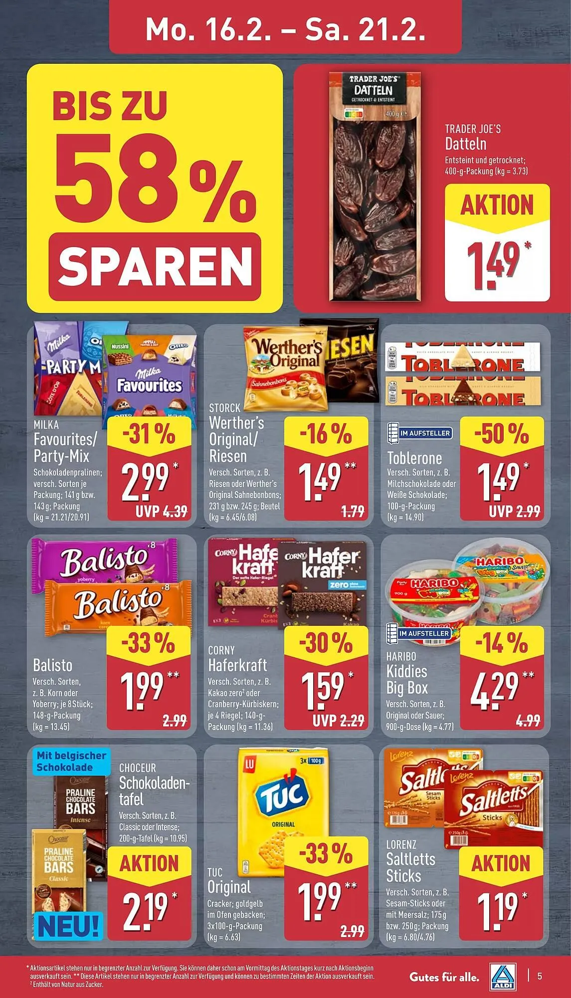 Aldi Nord Prospekt von 16. Februar bis 21. Februar 2026 - Prospekt seite 10