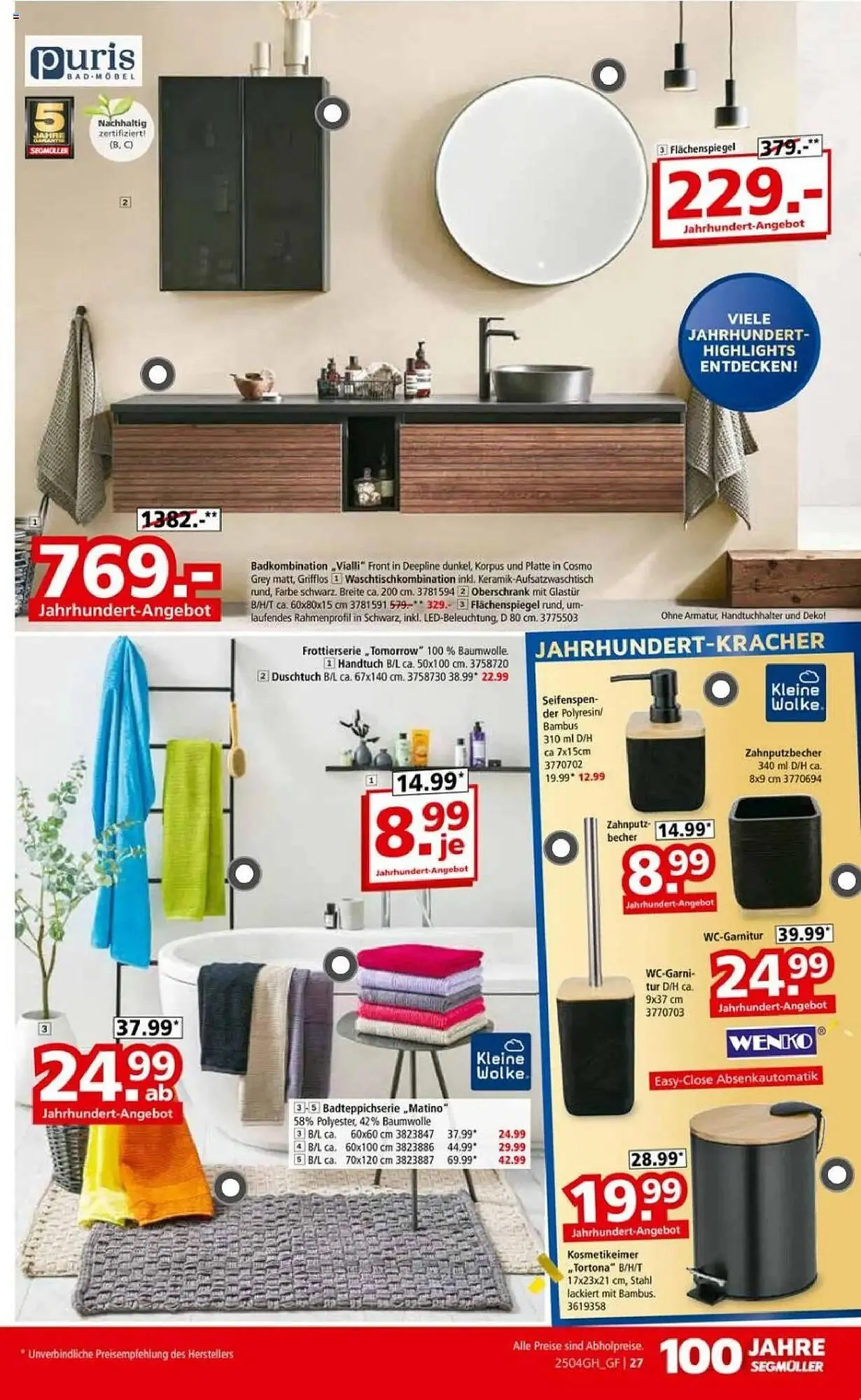 Segmüller Prospekt von 30. März bis 6. April 2025 - Prospekt seite 39