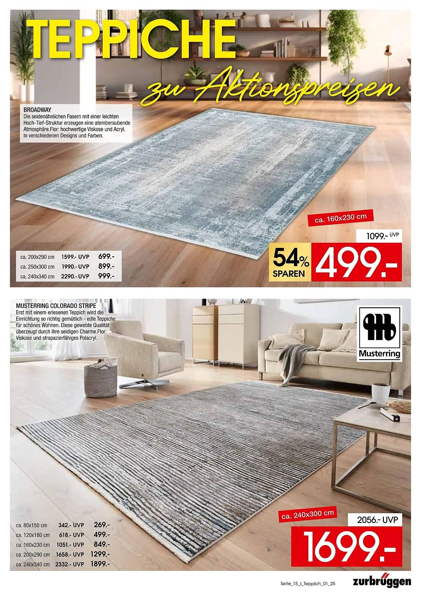 Zurbrüggen Prospekt von 26. April bis 30. Juni 2025 - Prospekt seite 15