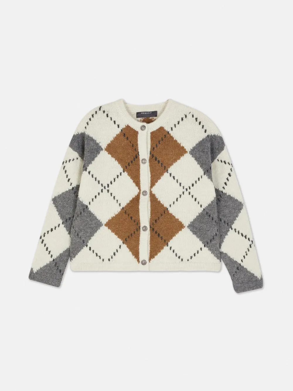 „Paula Echevarría“ Cardigan mit Argyle-Muster