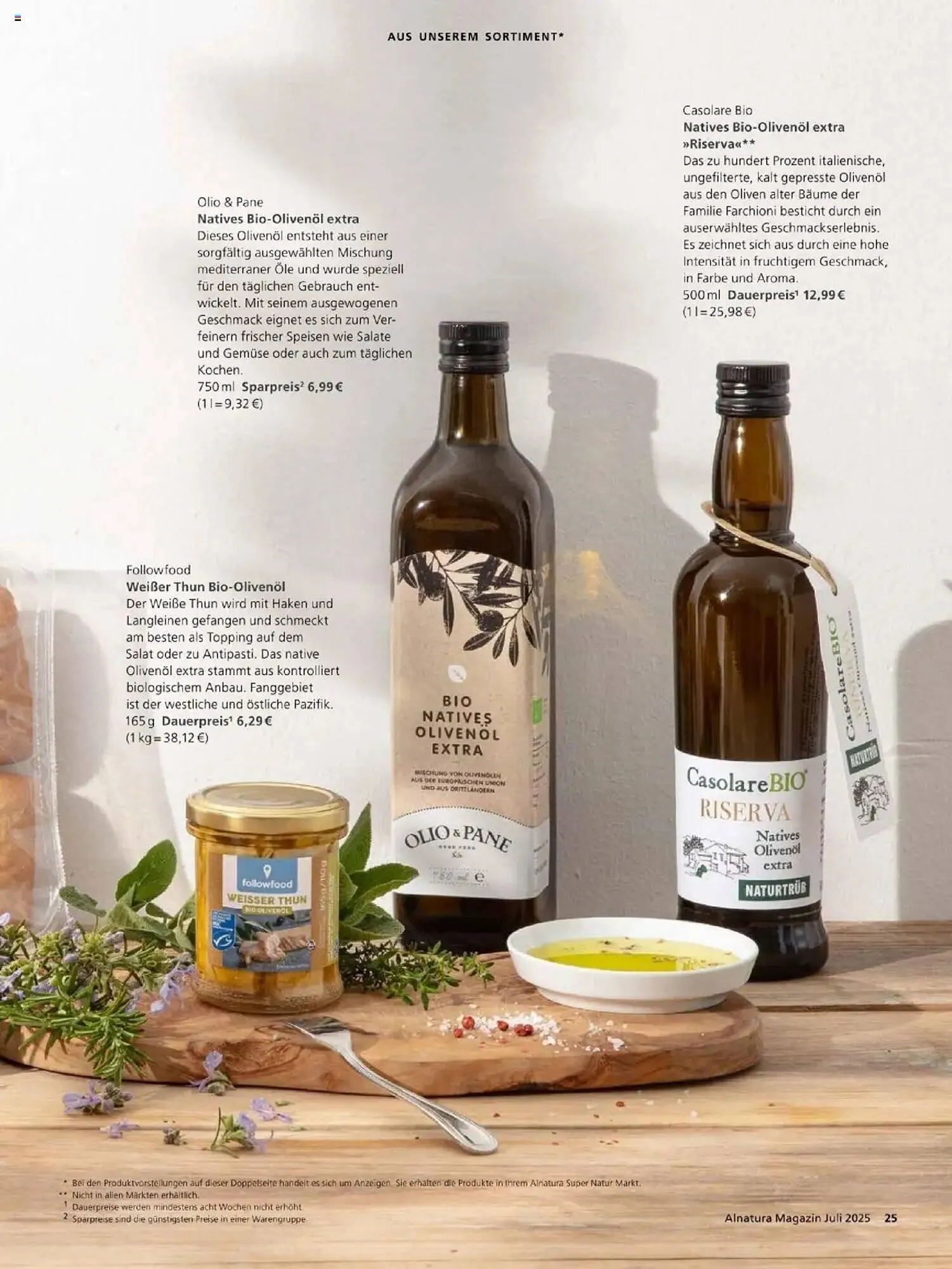 Alnatura Prospekt von 1. Juli bis 31. Juli 2025 - Prospekt seite 25