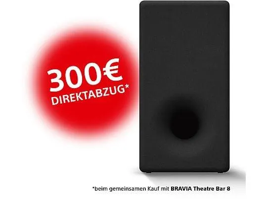 SONY SA-SW3, Subwoofer, Schwarz