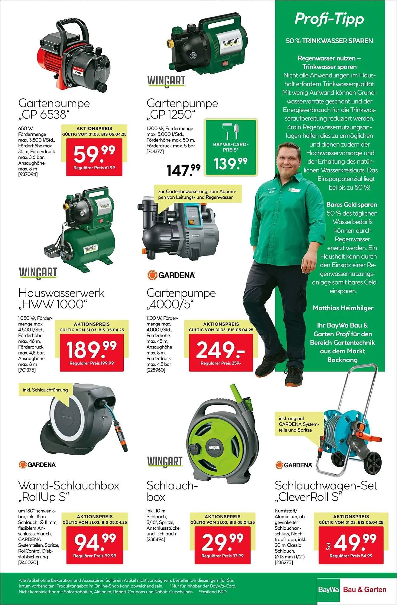 BayWa Prospekt von 31. März bis 6. April 2025 - Prospekt seite 33