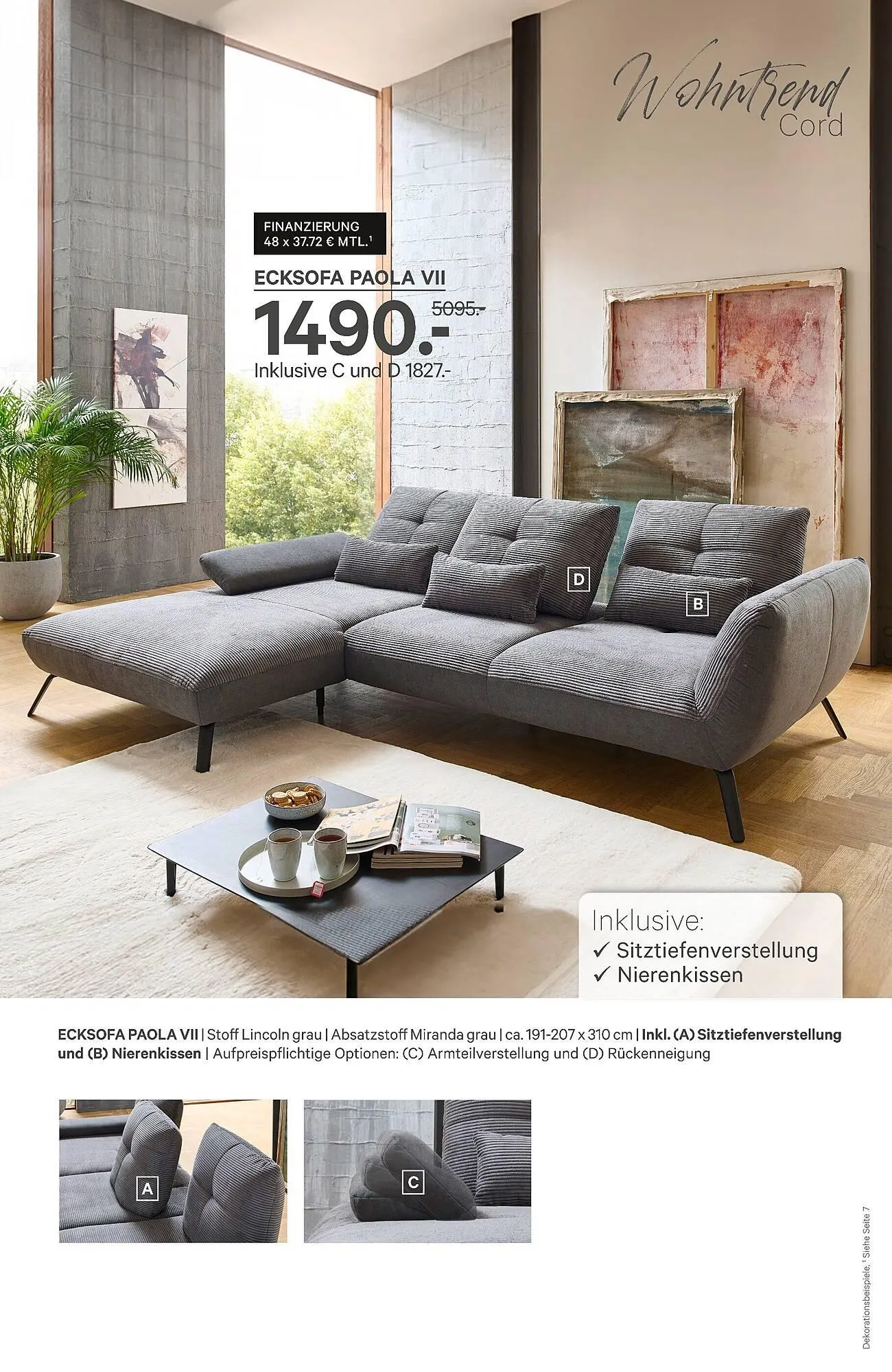 Kabs Polsterwelt Prospekt von 21. April bis 27. April 2025 - Prospekt seite 5