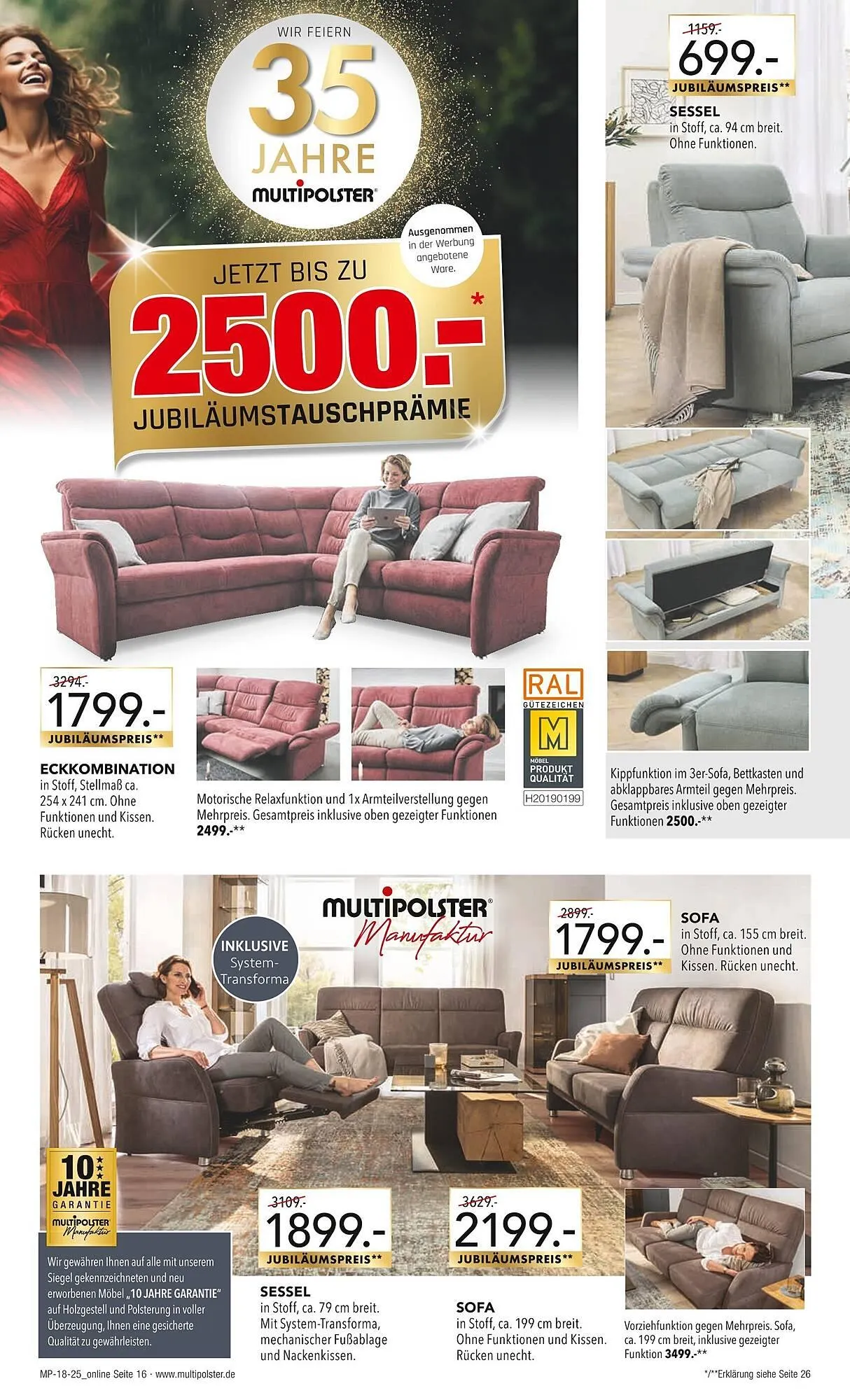 Multipolster Prospekt von 2. Mai bis 31. Mai 2025 - Prospekt seite 16