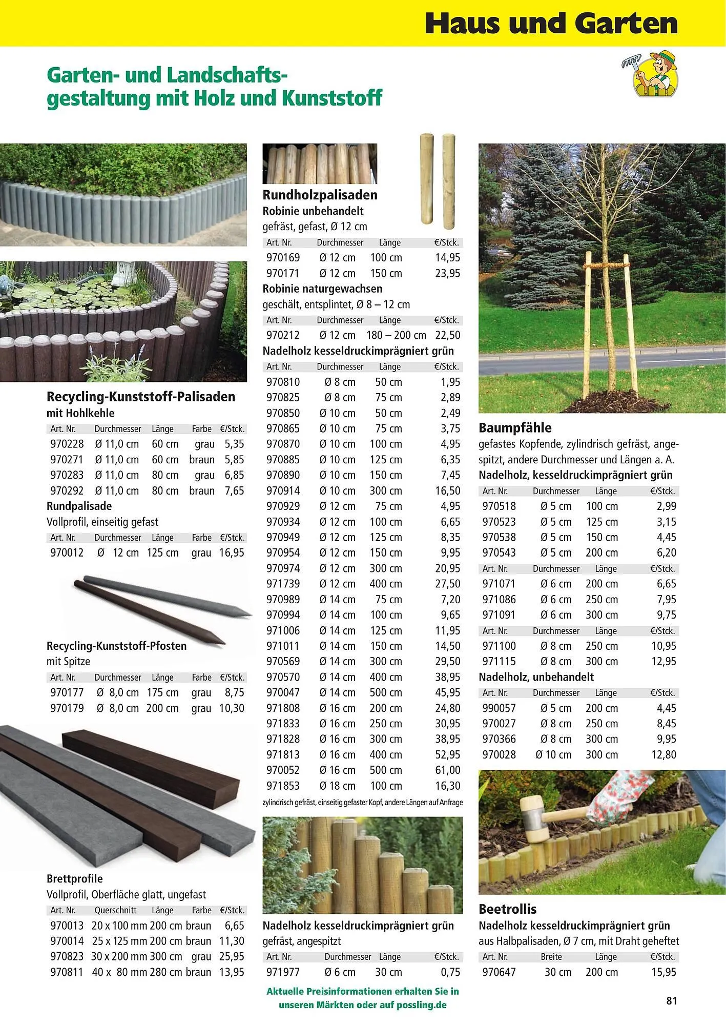 Holz Possling Prospekt von 1. April bis 31. Juli 2026 - Prospekt seite 81
