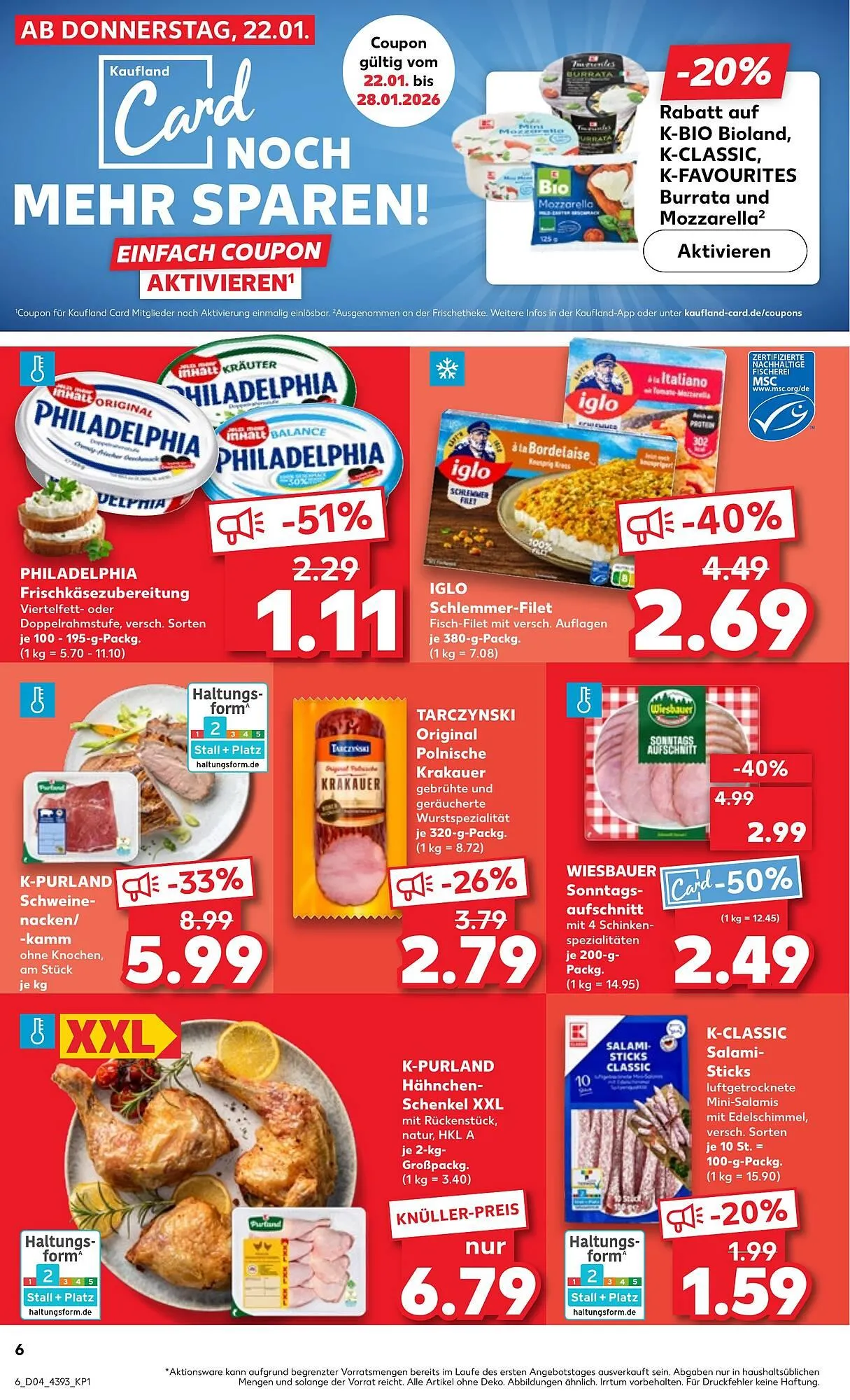 Kaufland Prospekt von 22. Januar bis 28. Januar 2026 - Prospekt seite 6
