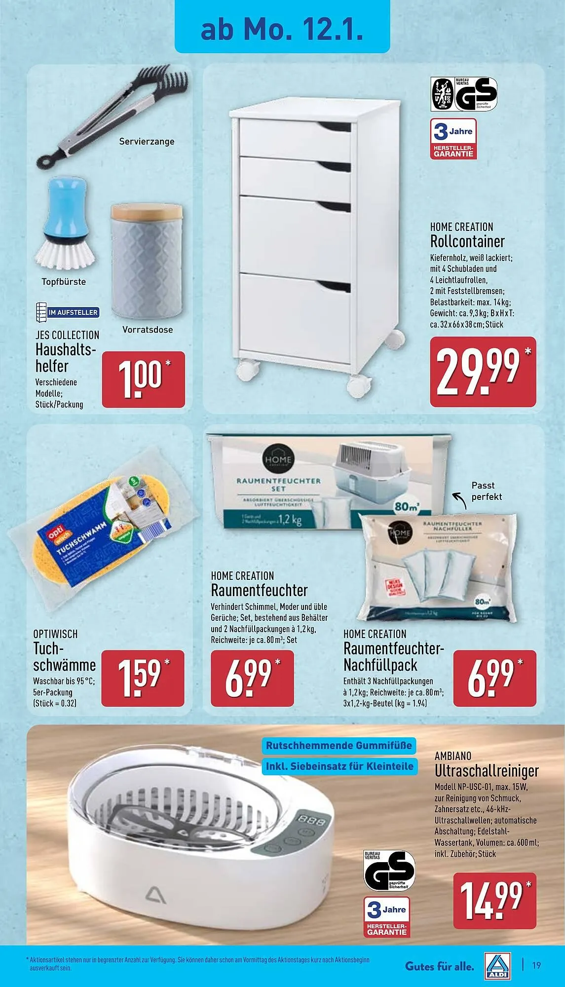 Aldi Nord Prospekt von 12. Januar bis 17. Januar 2026 - Prospekt seite 21