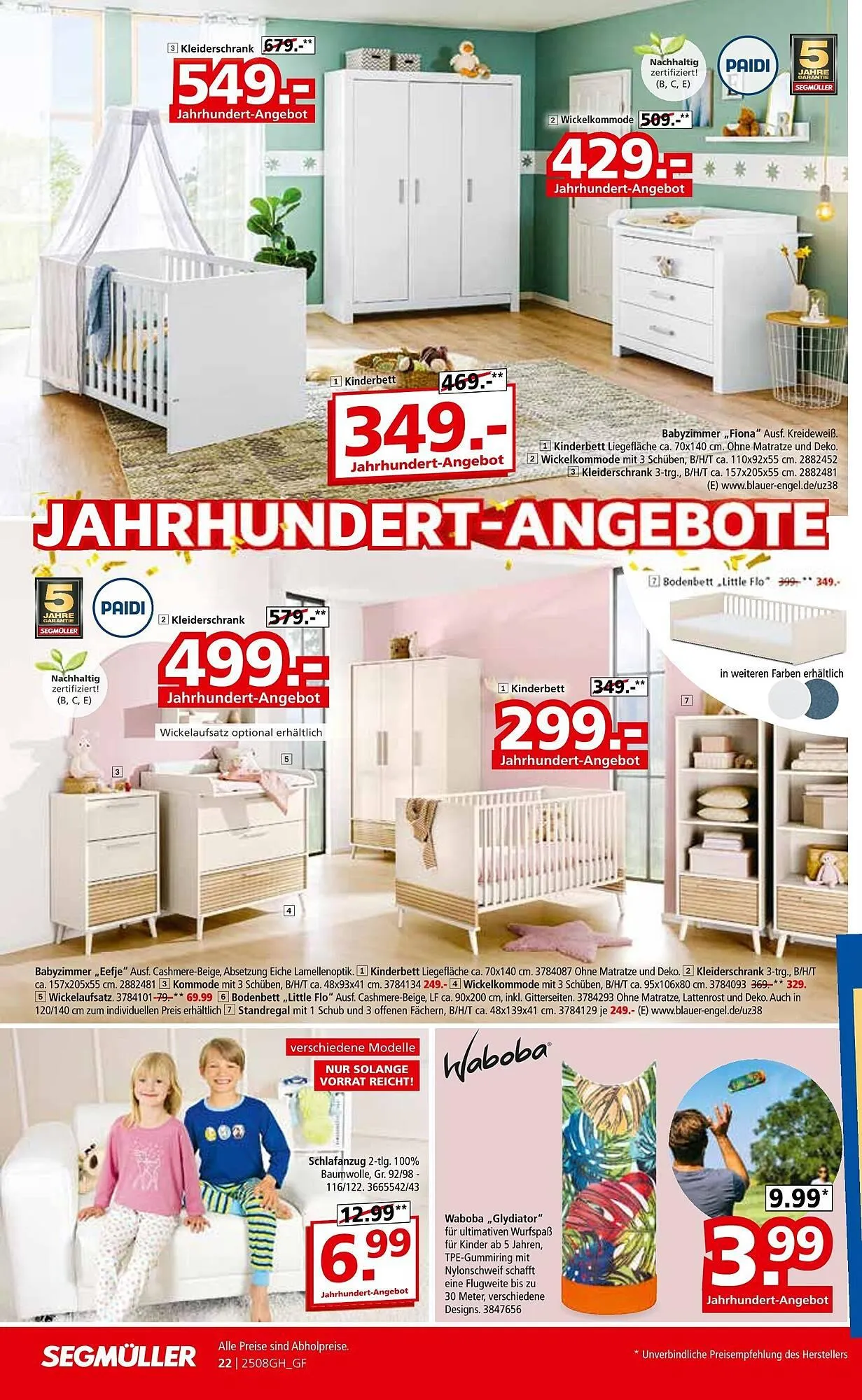 Segmüller Prospekt von 23. August bis 21. September 2025 - Prospekt seite 36