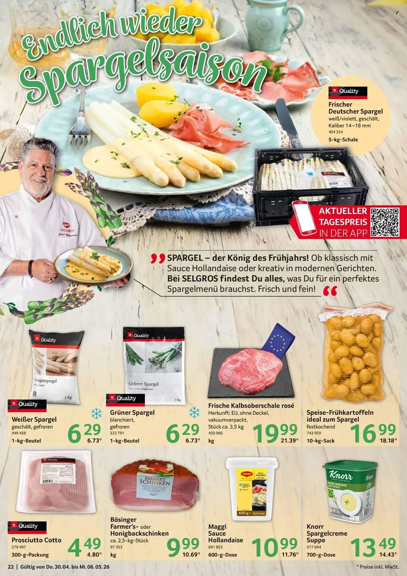 Selgros Prospekt von 30. April bis 6. Mai 2026 - Prospekt seite 22