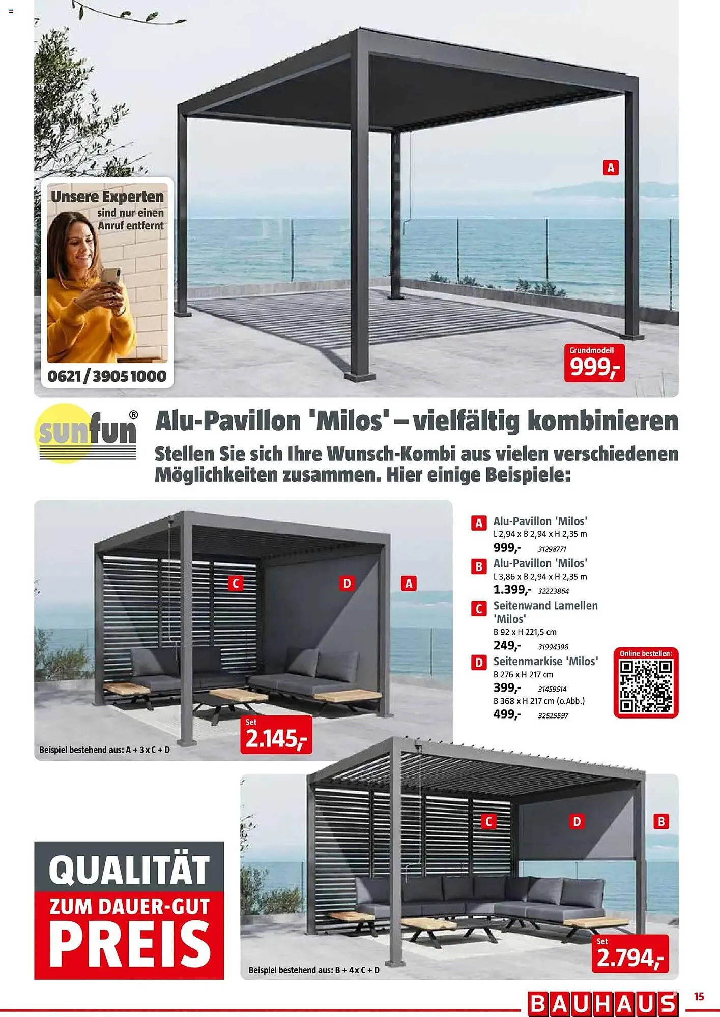 Bauhaus Prospekt von 2. Mai bis 16. Mai 2026 - Prospekt seite 15