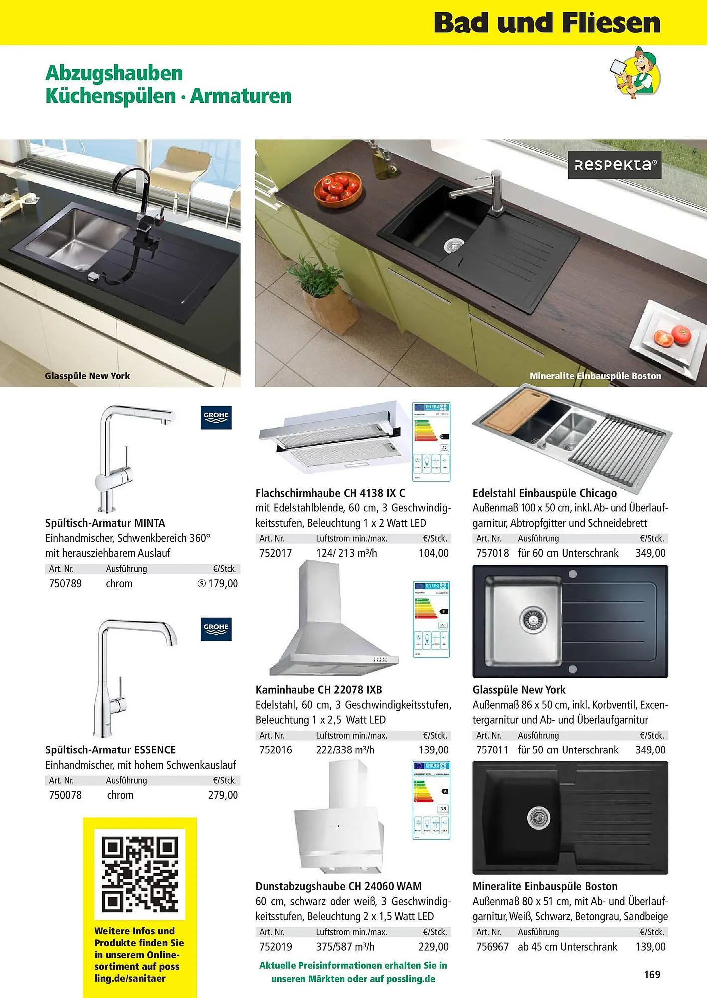 Holz Possling Prospekt von 31. März bis 30. Juni 2025 - Prospekt seite 169