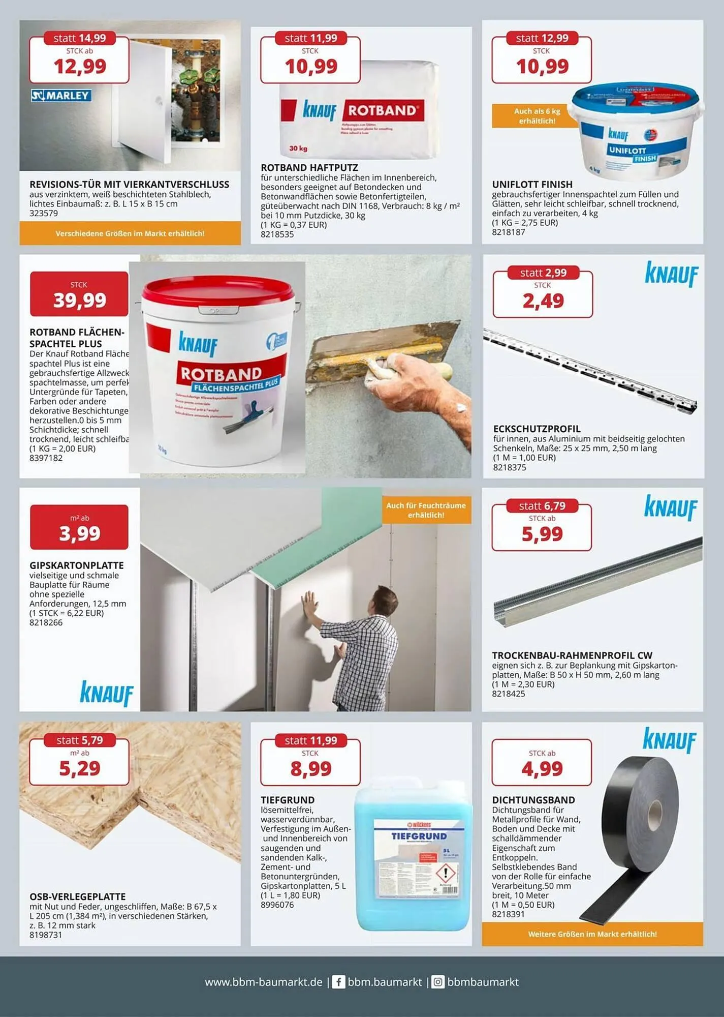 BBM Baumarkt Prospekt von 4. Februar bis 7. Februar 2026 - Prospekt seite 9