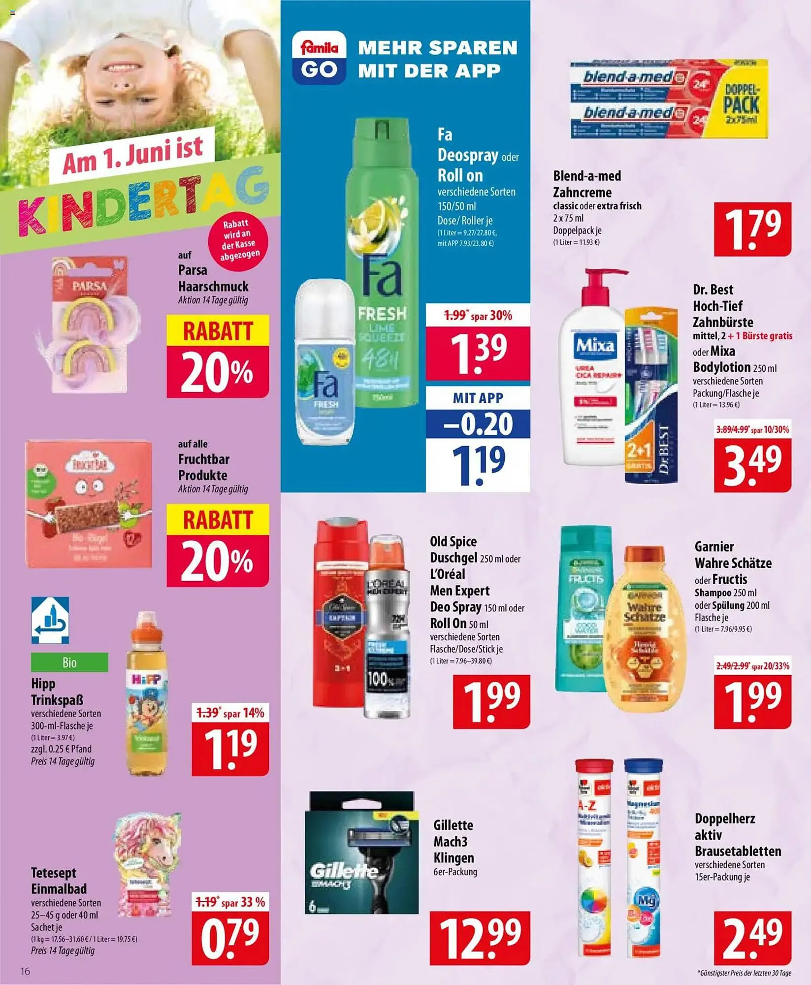 Famila Nord Ost Prospekt von 18. Mai bis 23. Mai 2026 - Prospekt seite 16
