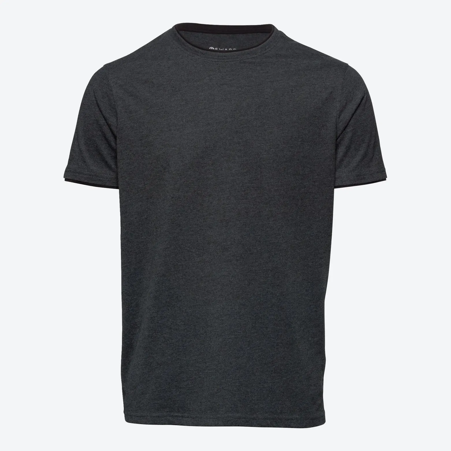 Herren-T-Shirt in Mélange-Optik