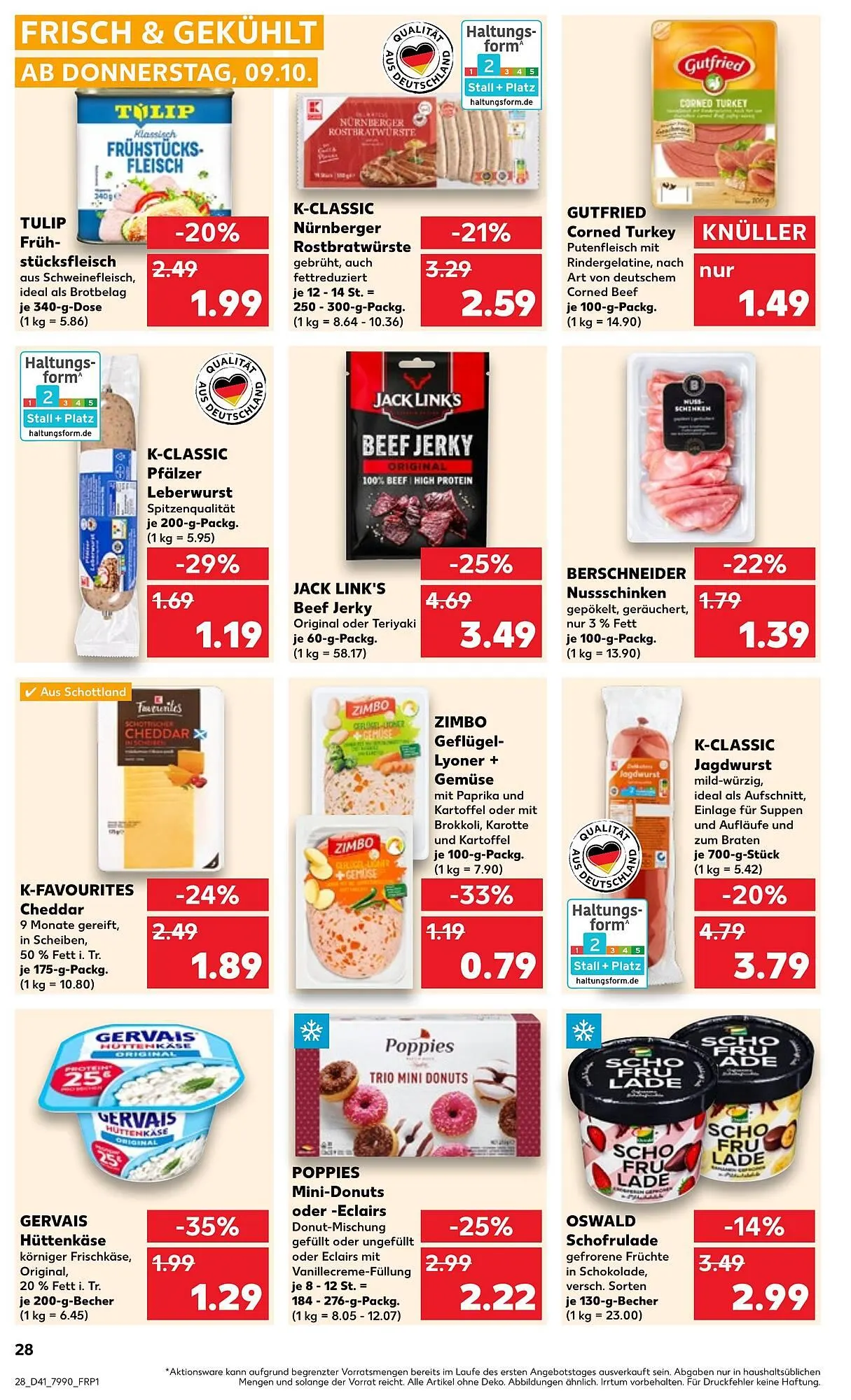 Kaufland Prospekt von 9. Oktober bis 15. Oktober 2025 - Prospekt seite 28