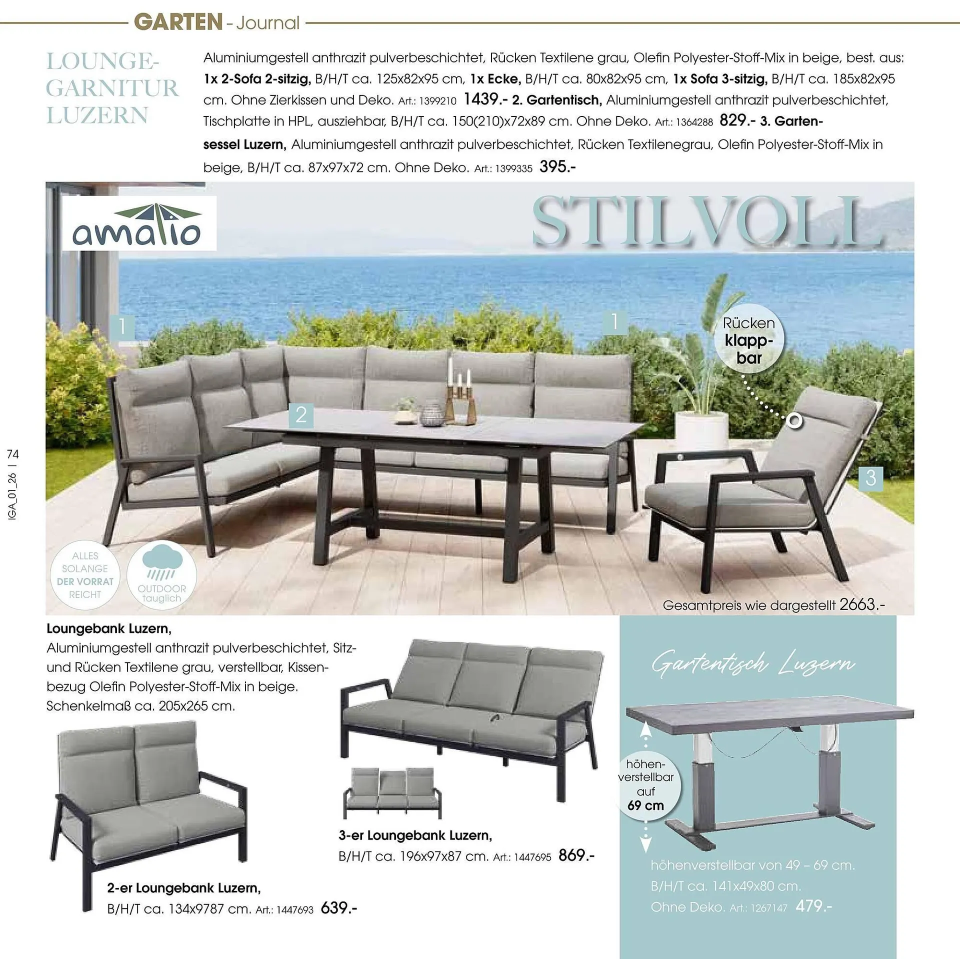 Zurbrüggen Prospekt von 17. März bis 31. August 2026 - Prospekt seite 74