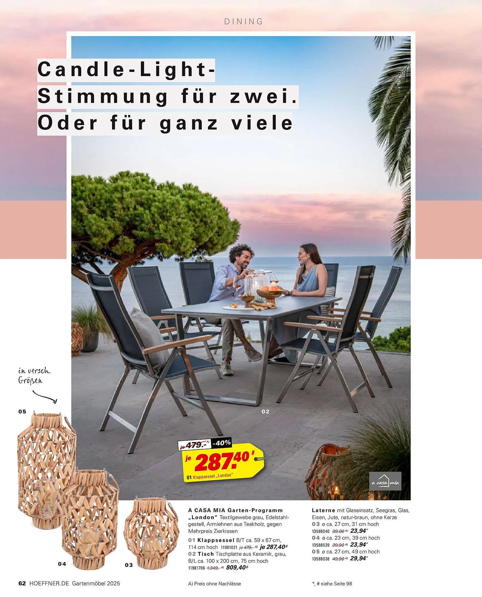 Höffner Prospekt von 31. Januar bis 31. Juli 2025 - Prospekt seite 62