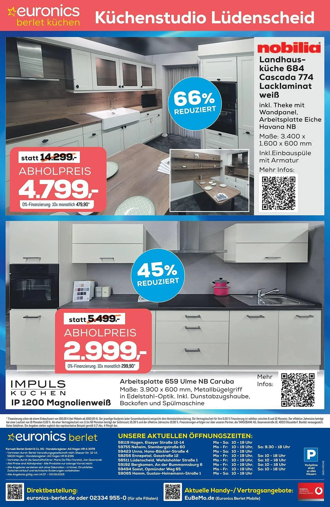 Euronics Berlet Prospekt von 14. Juli bis 4. September 2025 - Prospekt seite 20