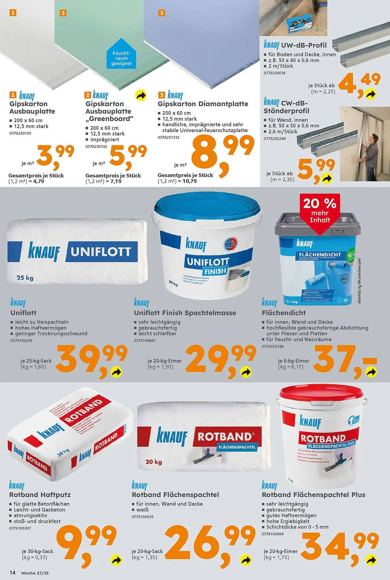 Globus Baumarkt Prospekt von 30. Juni bis 5. Juli 2025 - Prospekt seite 14