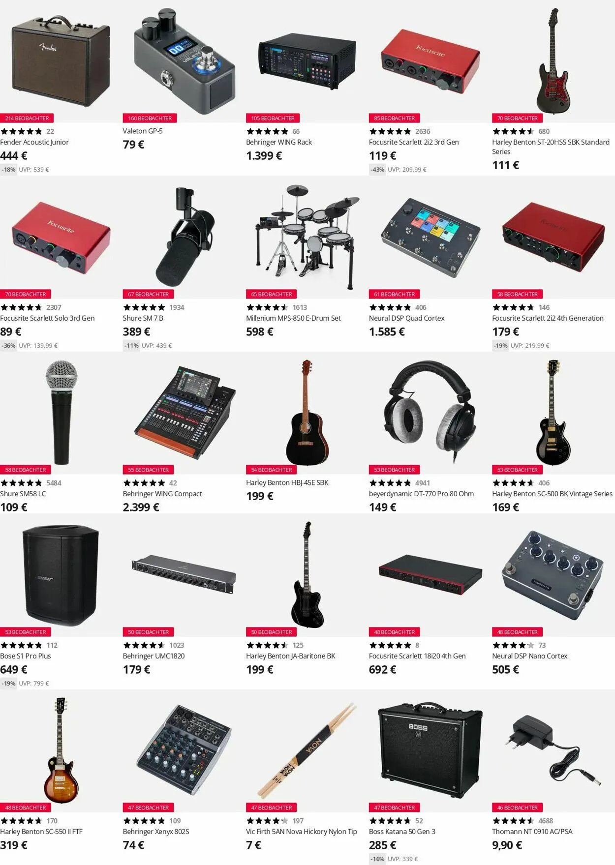 Thomann Aktueller Prospekt von 2. Juni bis 11. Juni 2025 - Prospekt seite 4