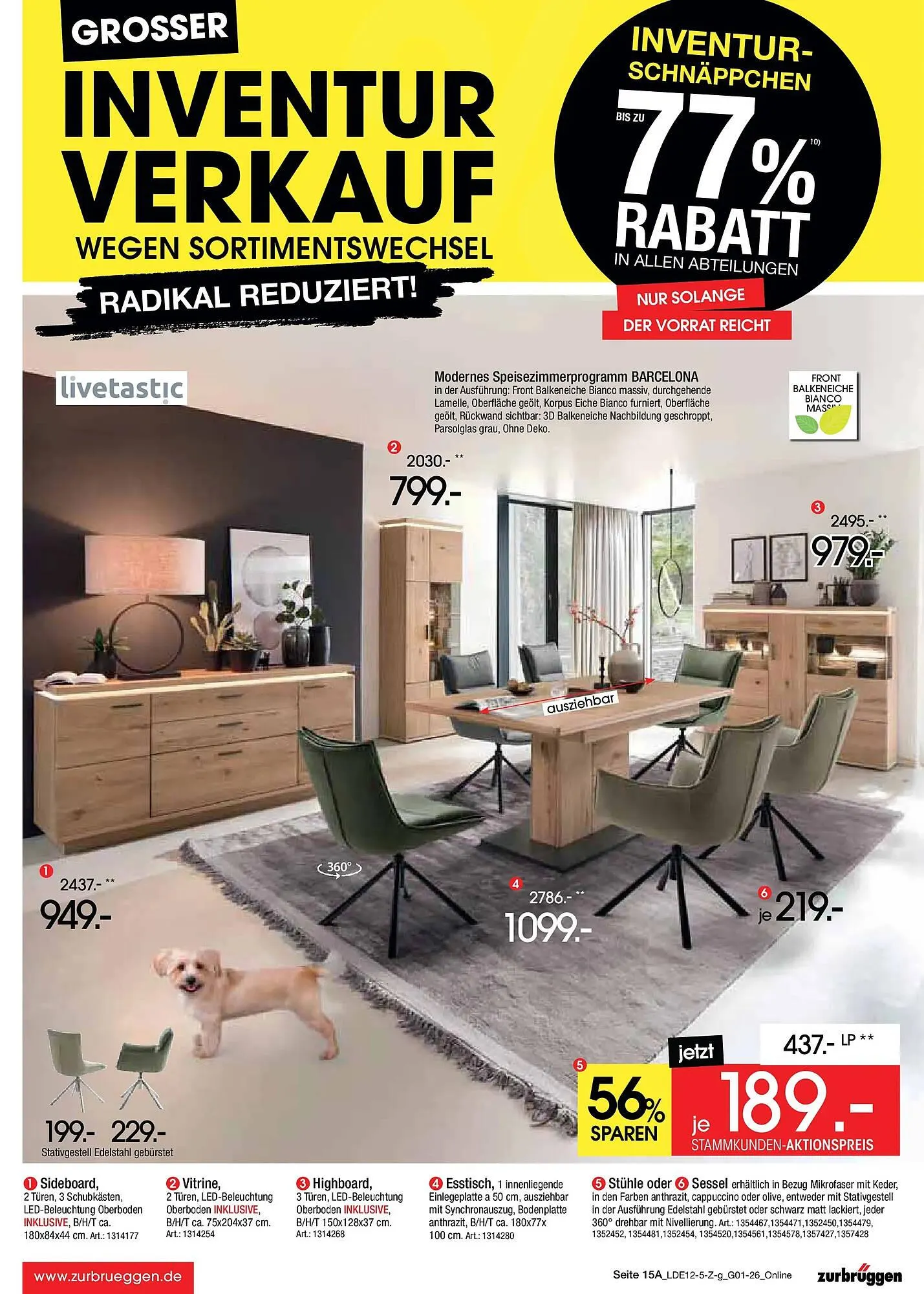 Zurbrüggen Prospekt von 26. Dezember bis 10. Januar 2026 - Prospekt seite 21