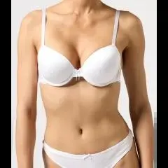 Weißer Bügel-BH Janina, verstellbare Träger