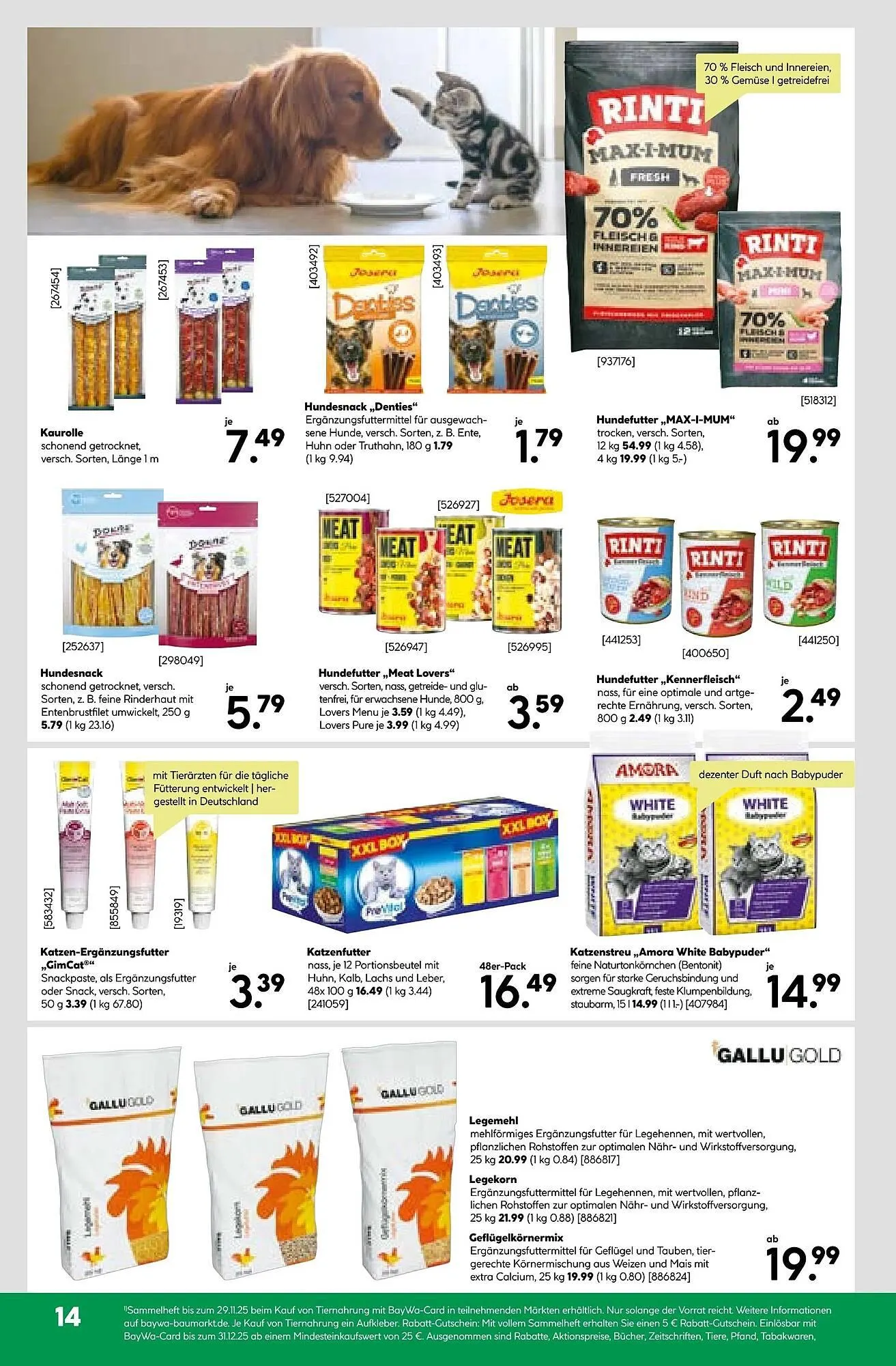 BayWa Prospekt von 27. Oktober bis 2. November 2025 - Prospekt seite 14