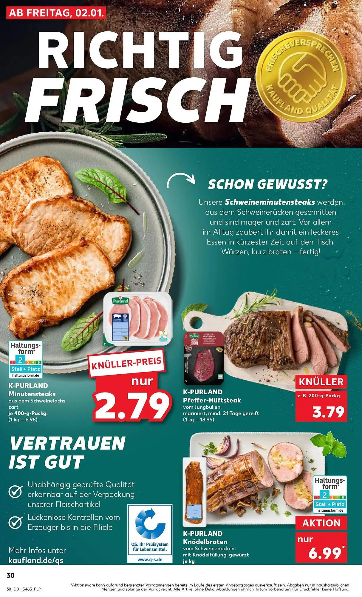 Kaufland Prospekt von 4. Januar bis 7. Januar 2026 - Prospekt seite 30