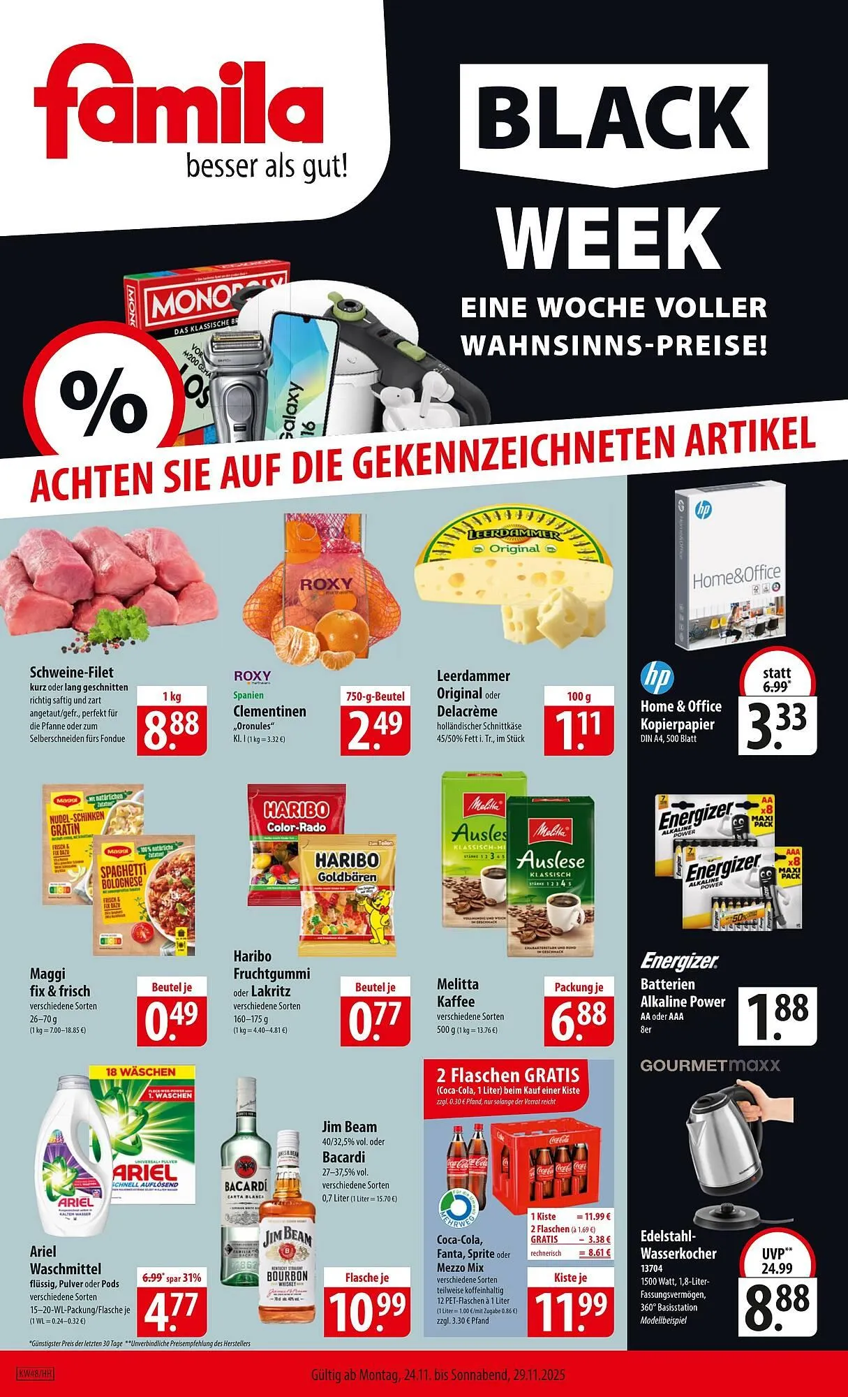 Famila Nord Ost Prospekt von 23. November bis 29. November 2025 - Prospekt seite 1