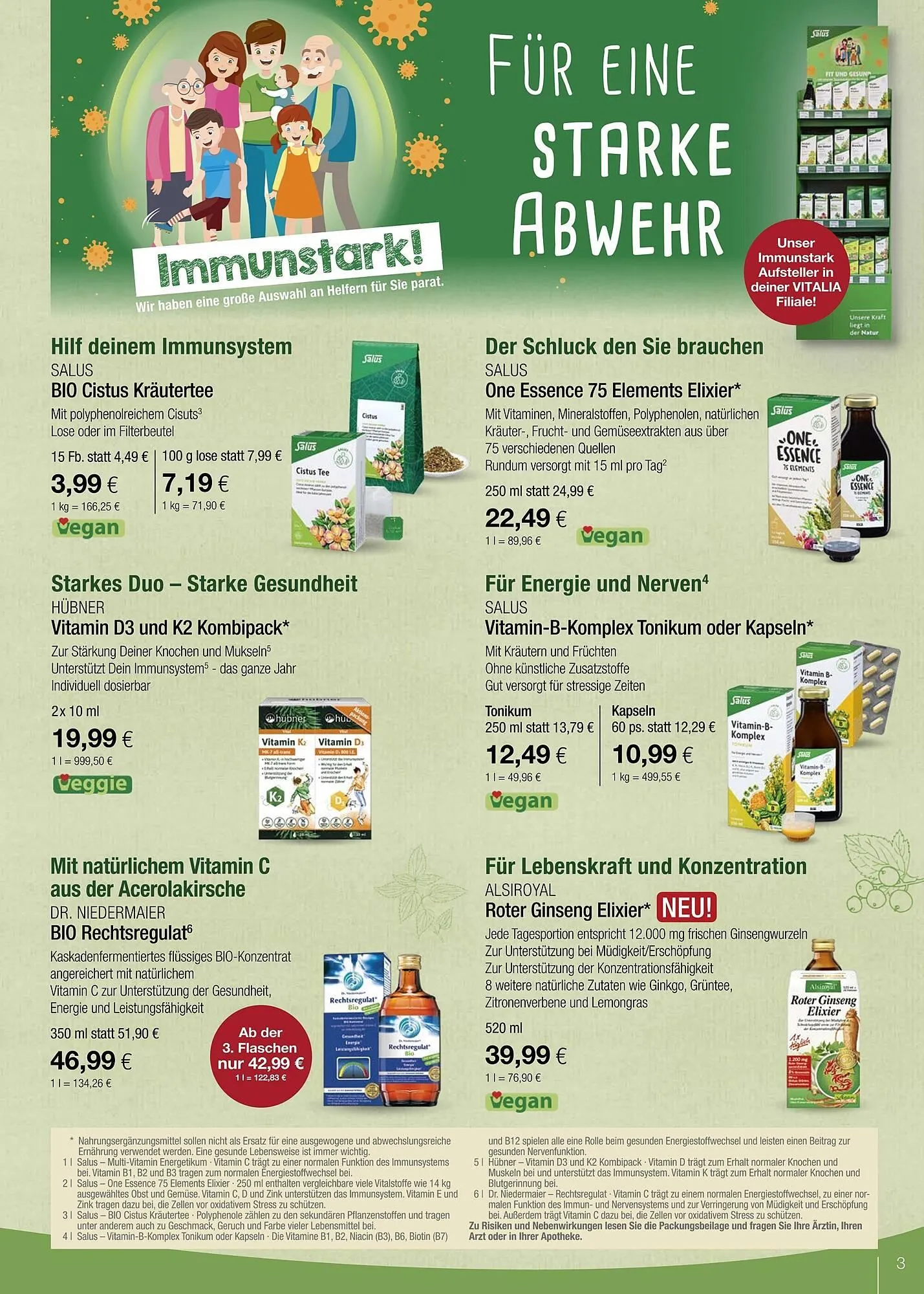 Vitalia Prospekt von 1. Oktober bis 31. Oktober 2025 - Prospekt seite 3