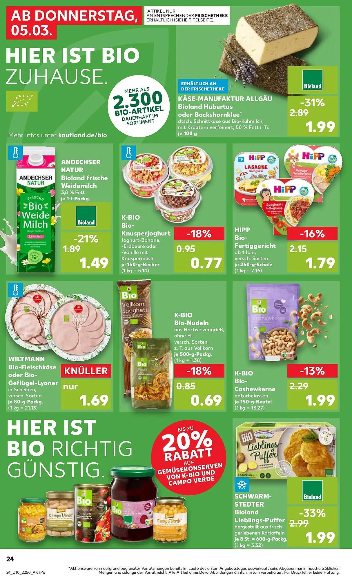 Kaufland Prospekt von 5. März bis 11. März 2026 - Prospekt seite 24