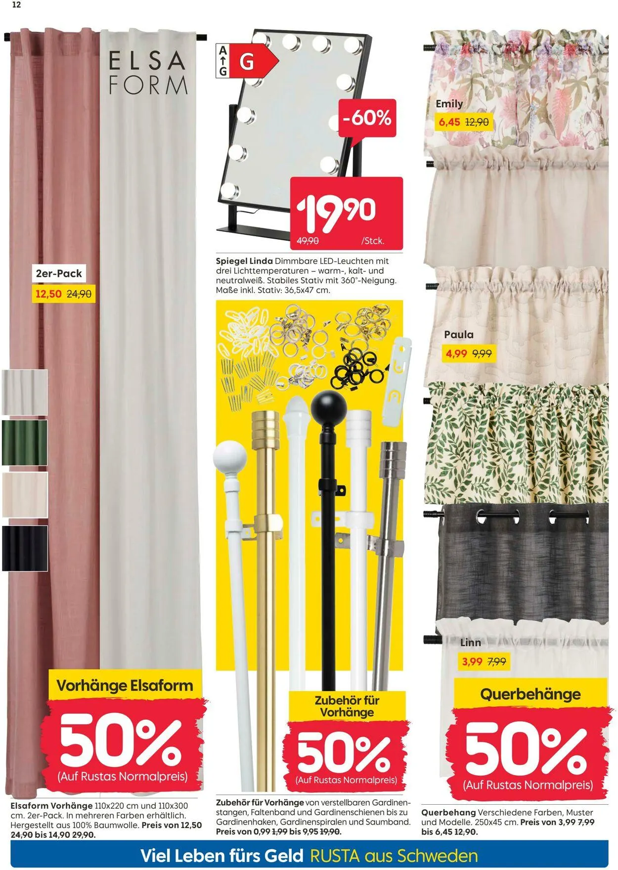 Rusta von 5. August bis 19. August 2025 - Prospekt seite 12